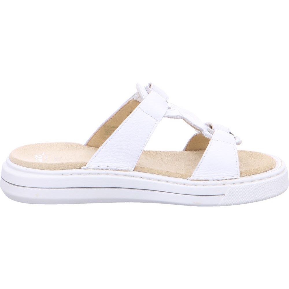 Mules ARA Mules Courtyard Blanche Femme | OSL-29980509