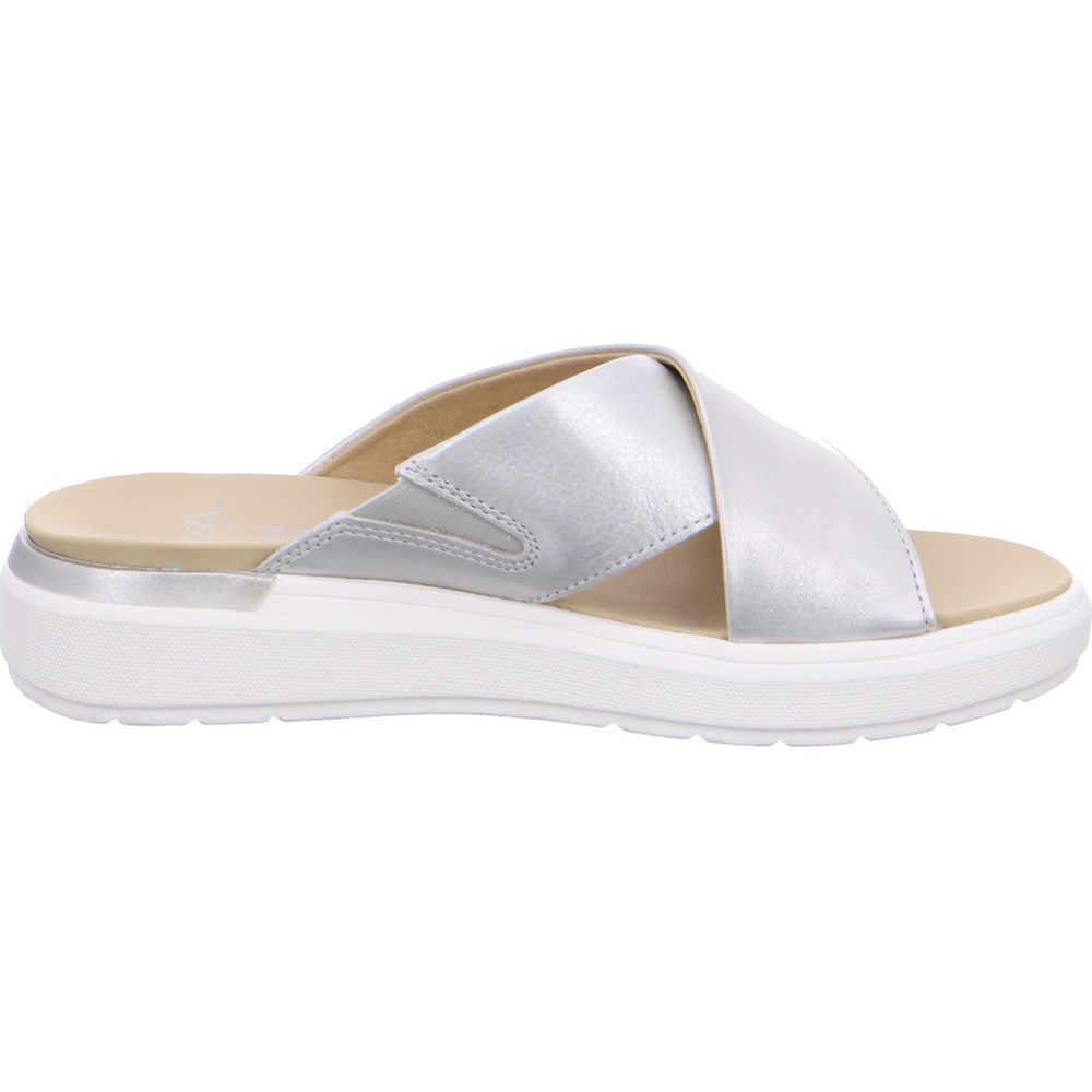 Mules ARA Mules Ibiza Grise Femme | UUH-89477148