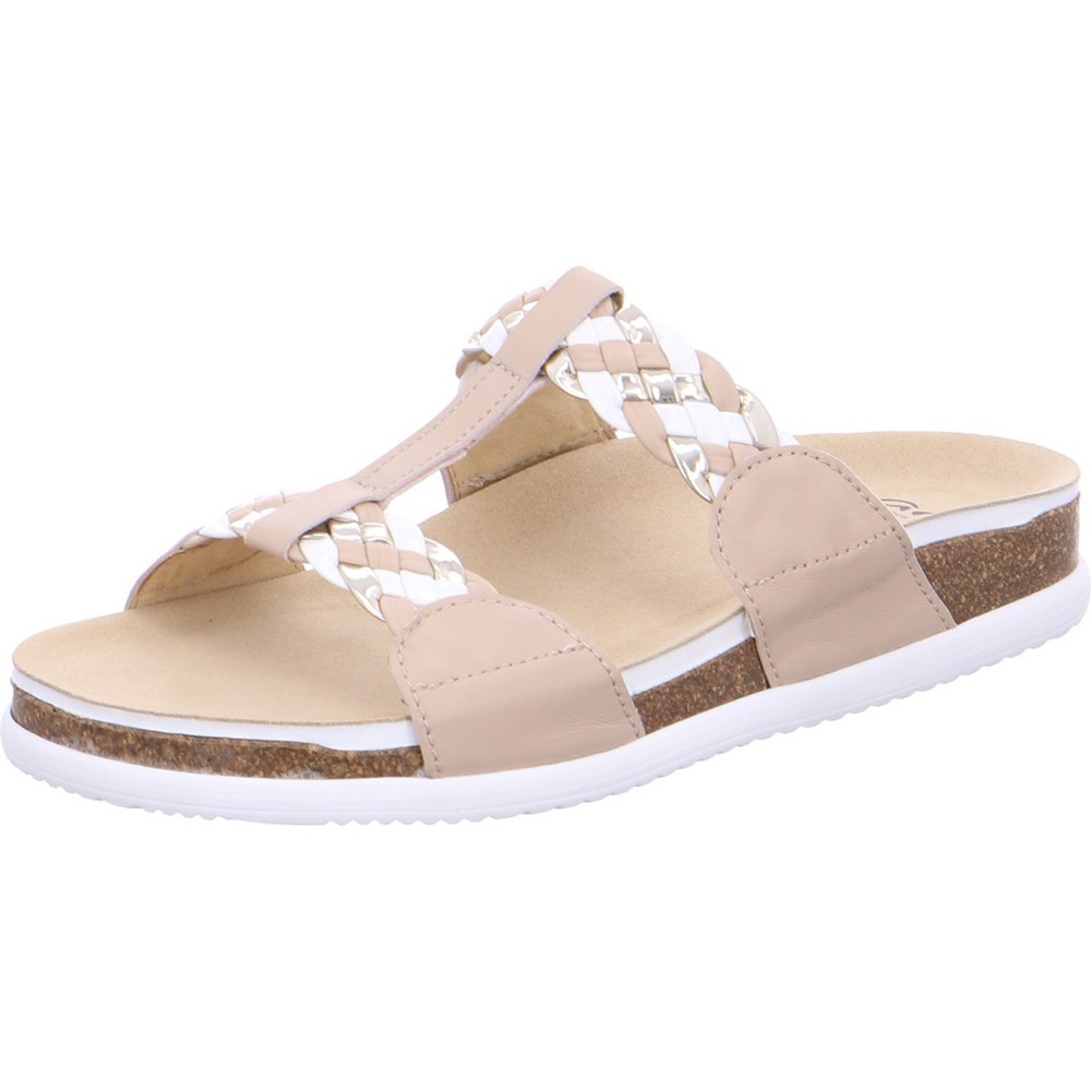 Mules ARA Mules Sylt Beige Femme | YUM-03031262