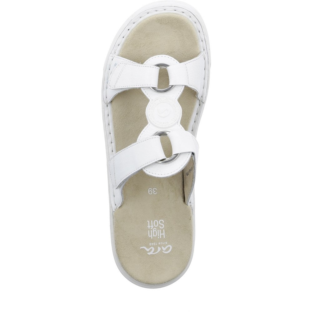 Mules ARA Mules Courtyard Blanche Femme | DZP-84201714