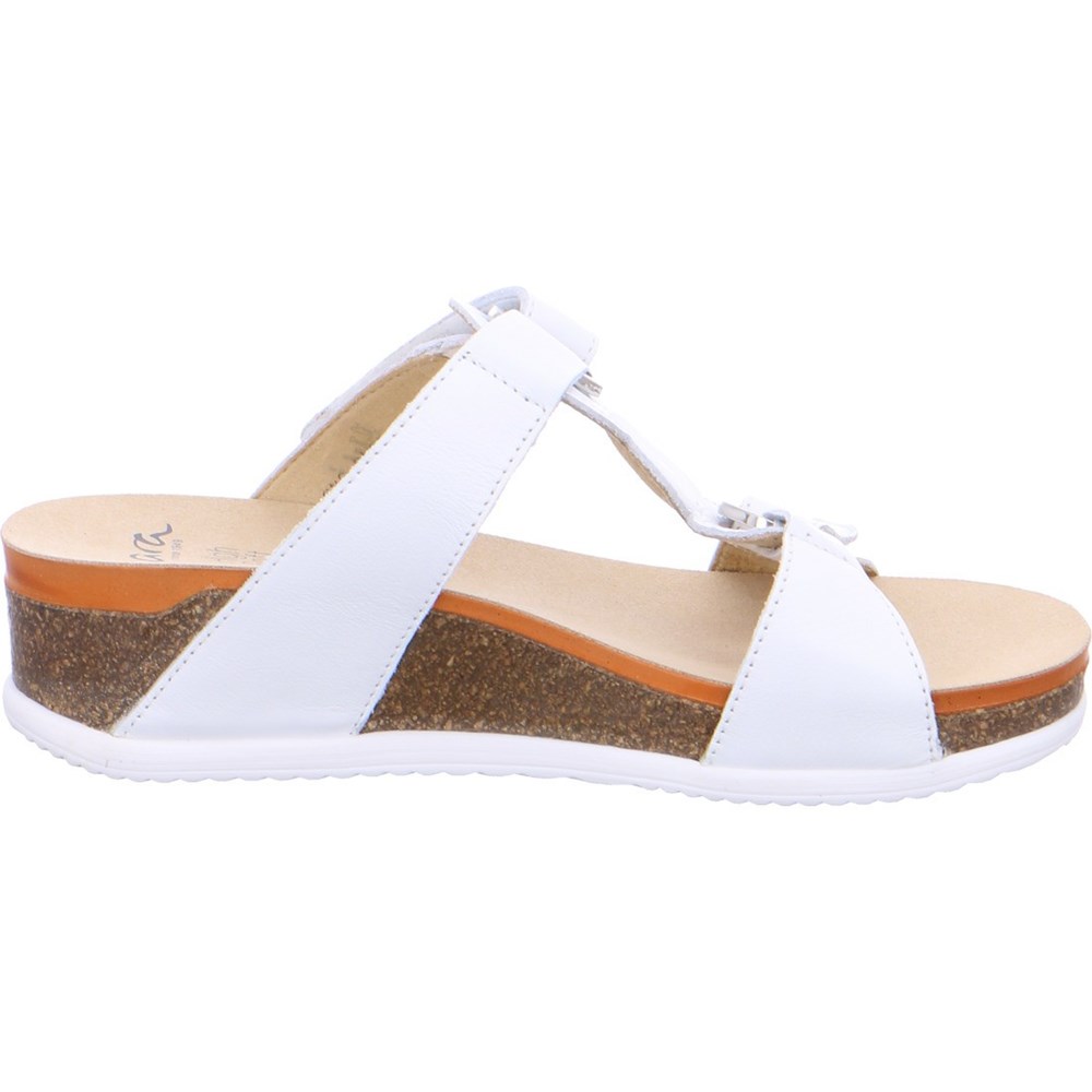 Mules ARA Mules Norderney Blanche Femme | QUX-17143767