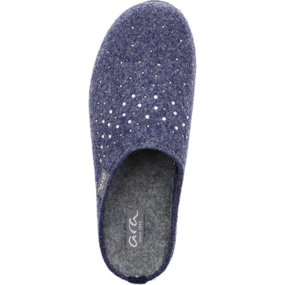 Chaussons ARA Cosy Bleu Femme | PTB-07163990