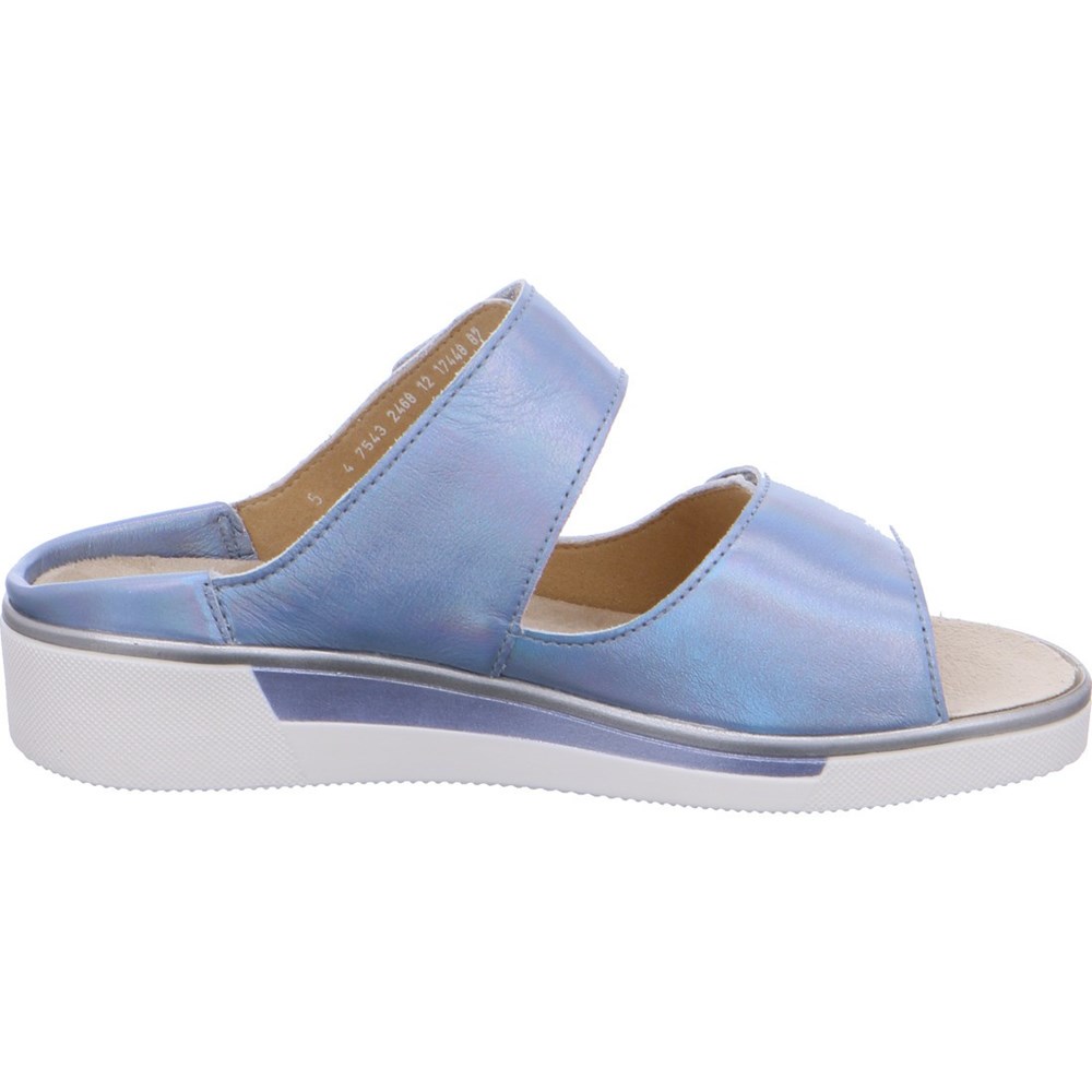 Mules ARA Mules Courtyard Bleu Femme | RFV-29388108