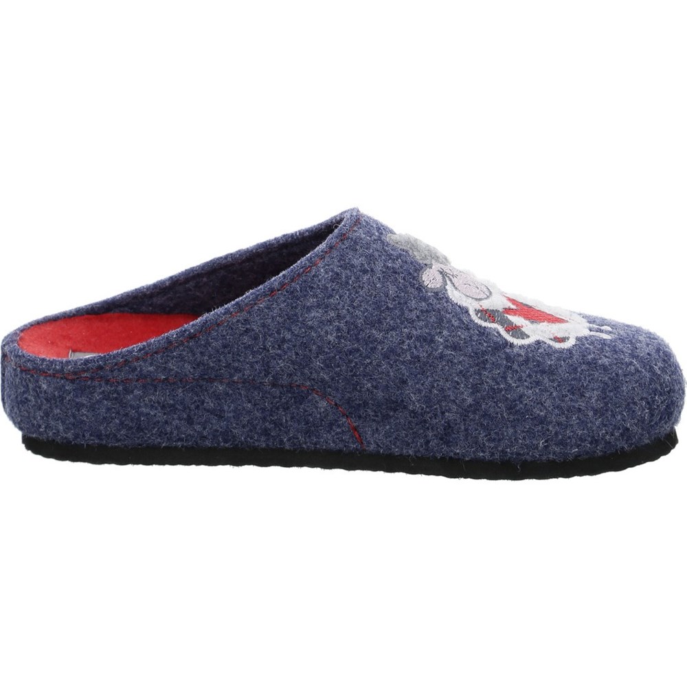 Chaussons ARA Cosy Bleu Femme | BUL-74114287