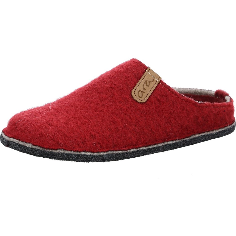 Chaussons ARA Cosy Rouge Femme | FQC-31459810