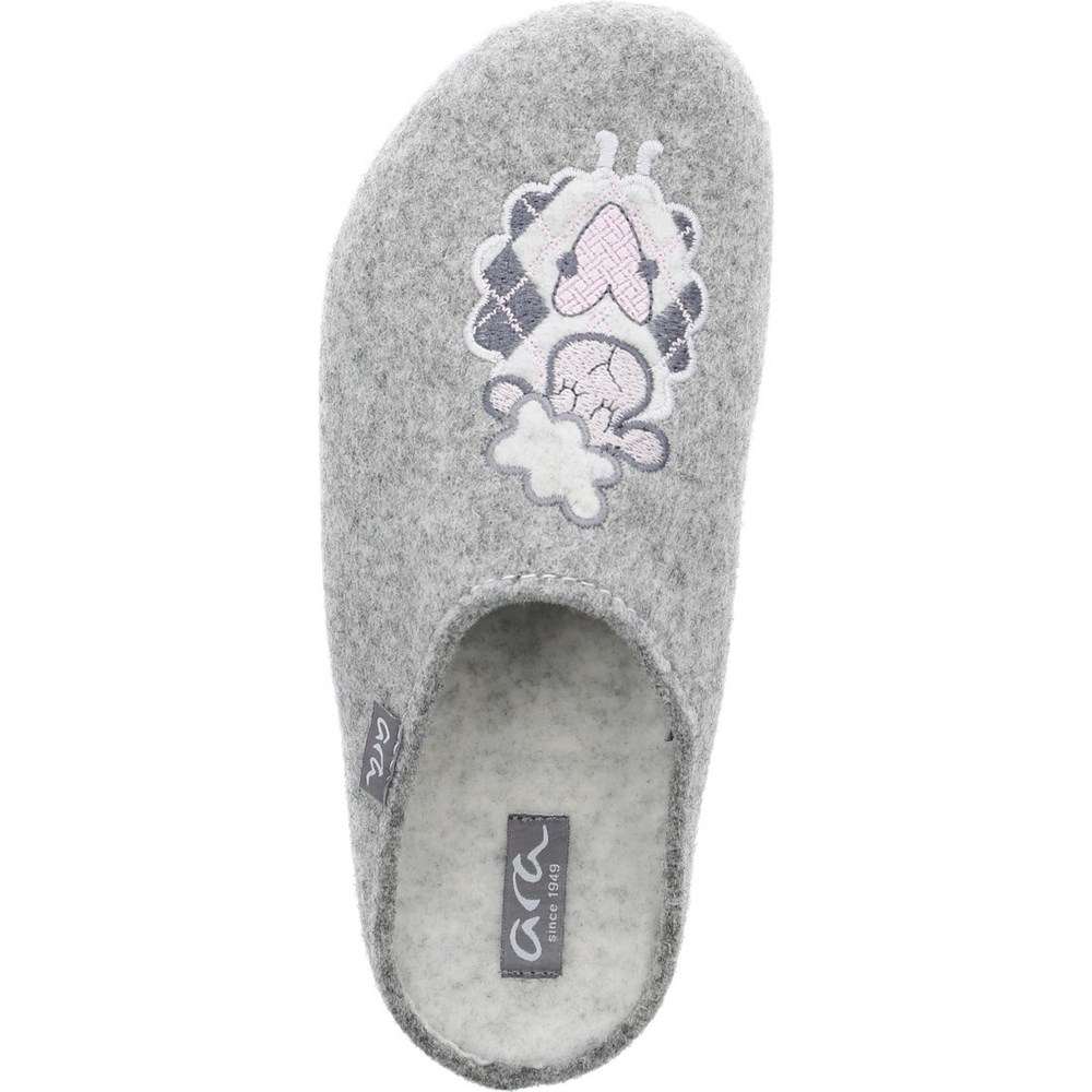 Chaussons ARA Cosy Grise Femme | OXD-01363482