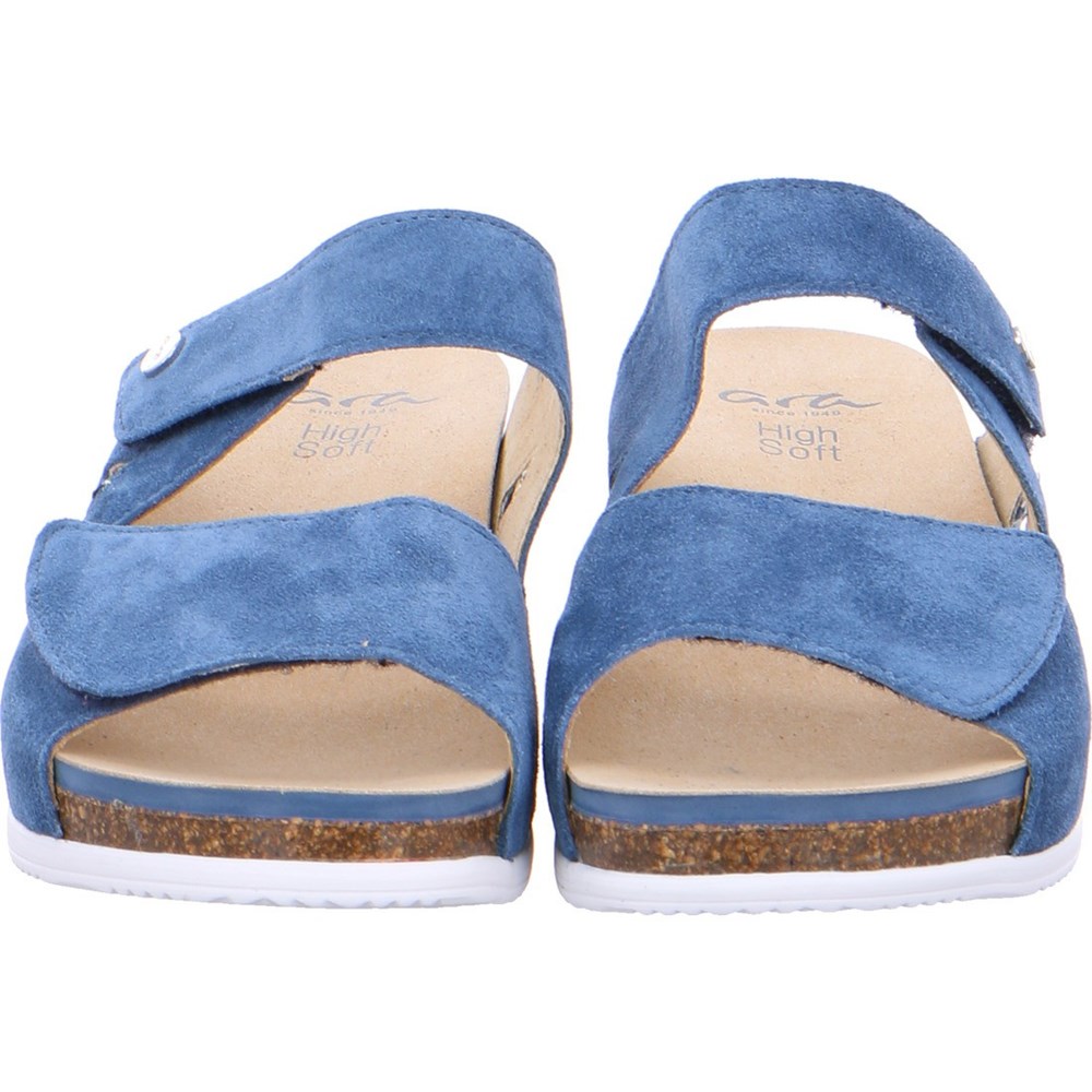 Mules ARA Mules Norderney capri Bleu Femme | SFV-39416915