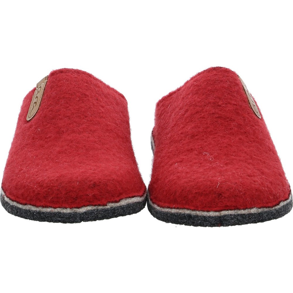 Chaussons ARA Cosy Rouge Femme | FQC-31459810