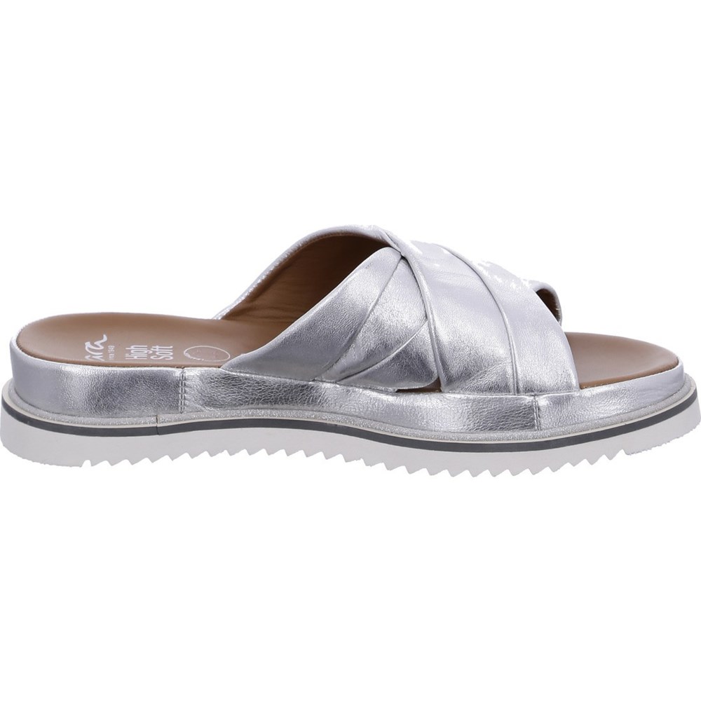 Mules ARA Mules Dubai Grise Femme | NCQ-35109982