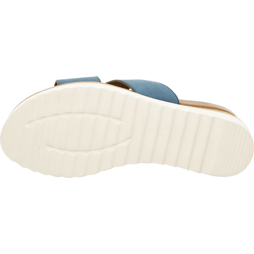 Mules ARA Mules Valencia capri Bleu Femme | TJV-38686728