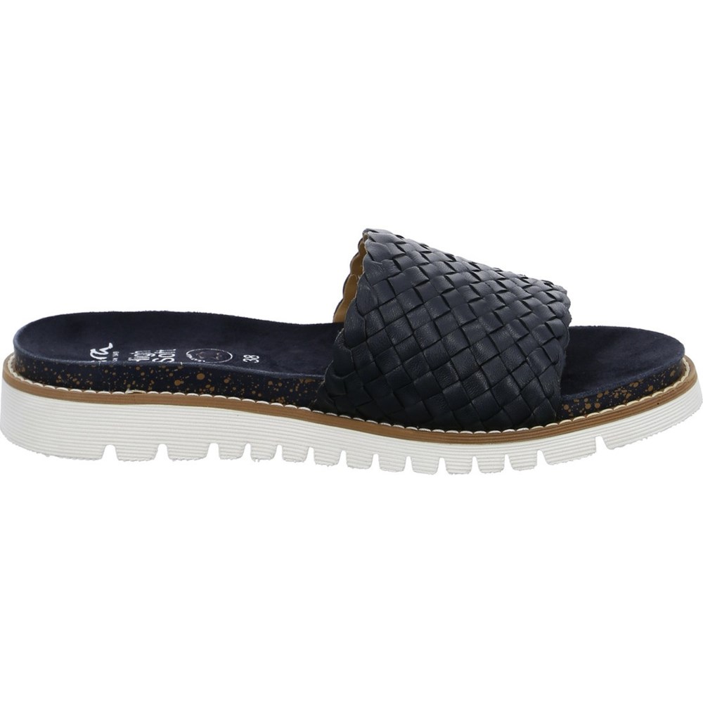 Mules ARA Mules Kent-Sport Bleu Femme | NLQ-52824005