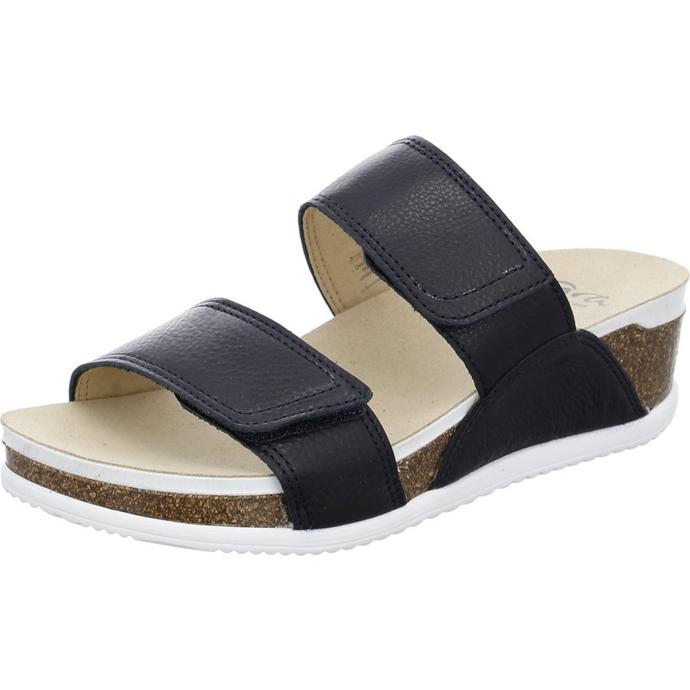 Mules ARA Mules Norderney Bleu Femme | WHV-67859968