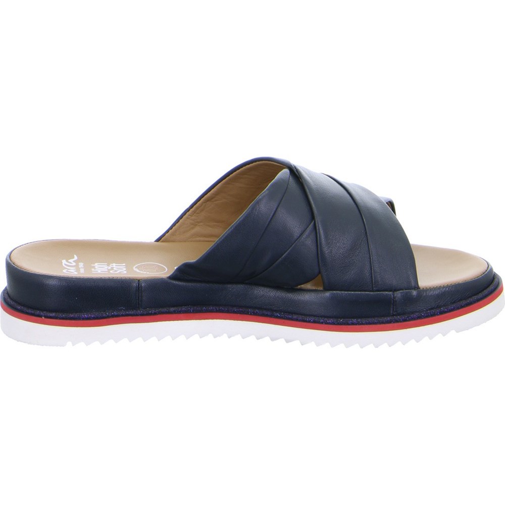 Mules ARA Mules Dubai Bleu Femme | ILG-67117650