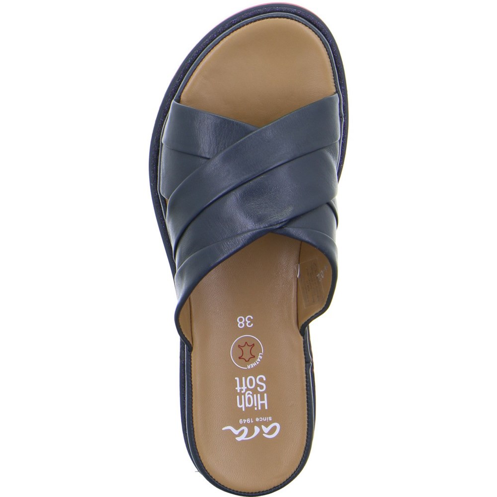 Mules ARA Mules Dubai Bleu Femme | ILG-67117650