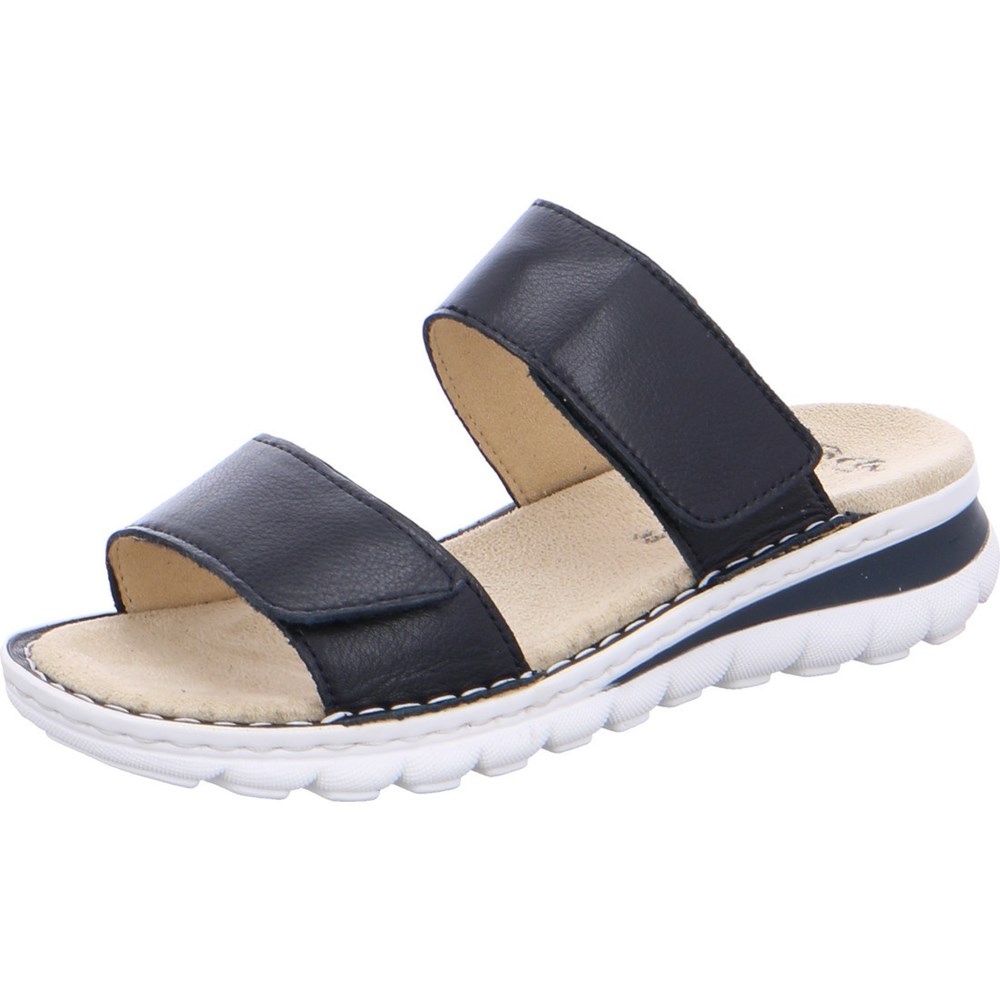 Mules ARA Mules Tampa Bleu Femme | BMD-86825889