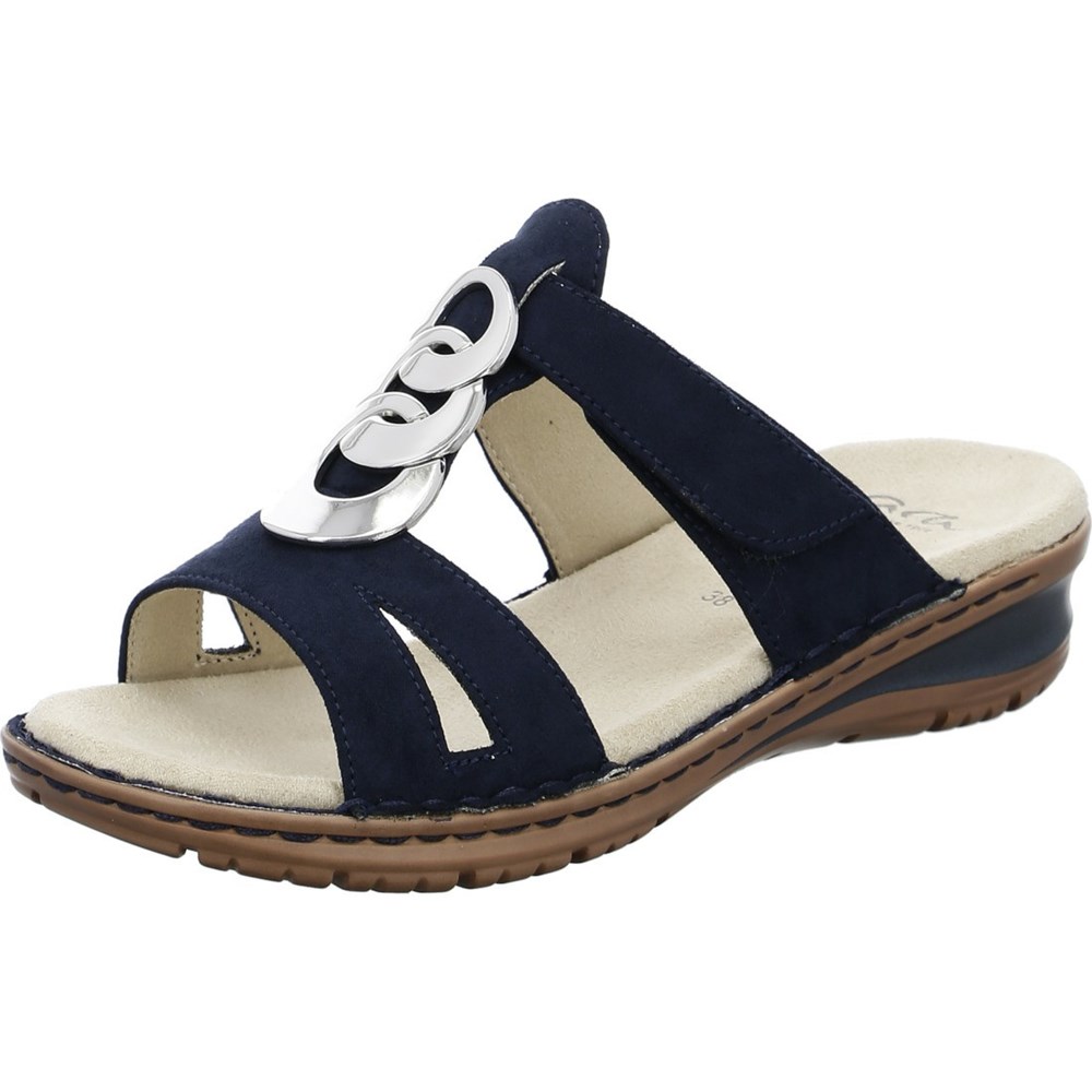 Mules ARA Mules Hawaii Bleu Femme | OWN-36322327