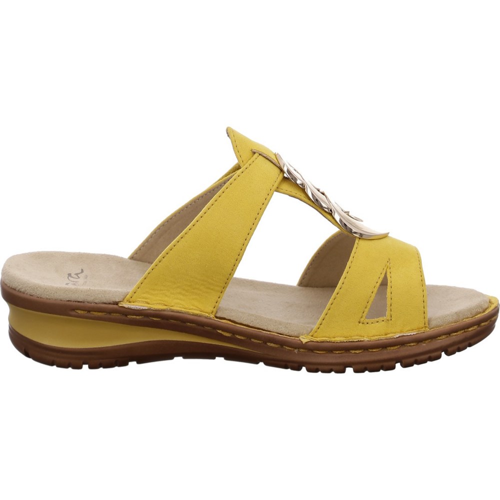 Mules ARA Mules Hawaii sole Jaune Femme | DRV-49645687