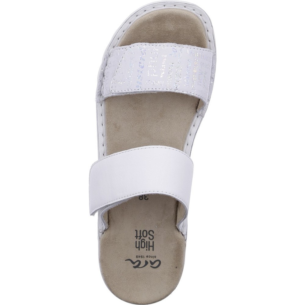 Mules ARA Mules Tampa Blanche Femme | DIV-33443042