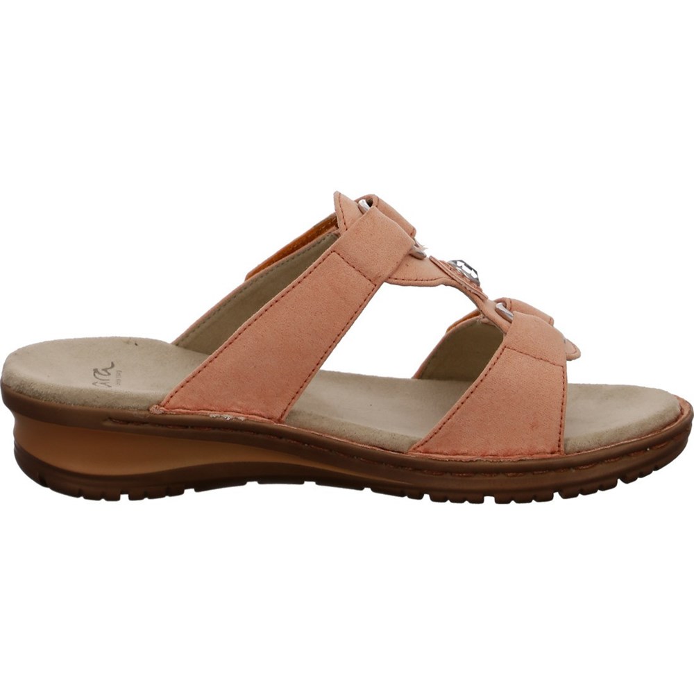 Mules ARA Mules Hawaii peach Rouge Femme | KHG-06094023