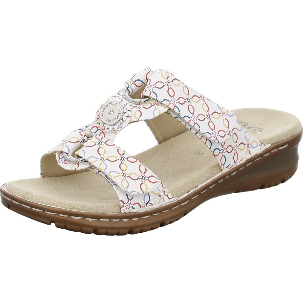 Mules ARA Mules Hawaii multi Blanche Femme | EGW-23933177