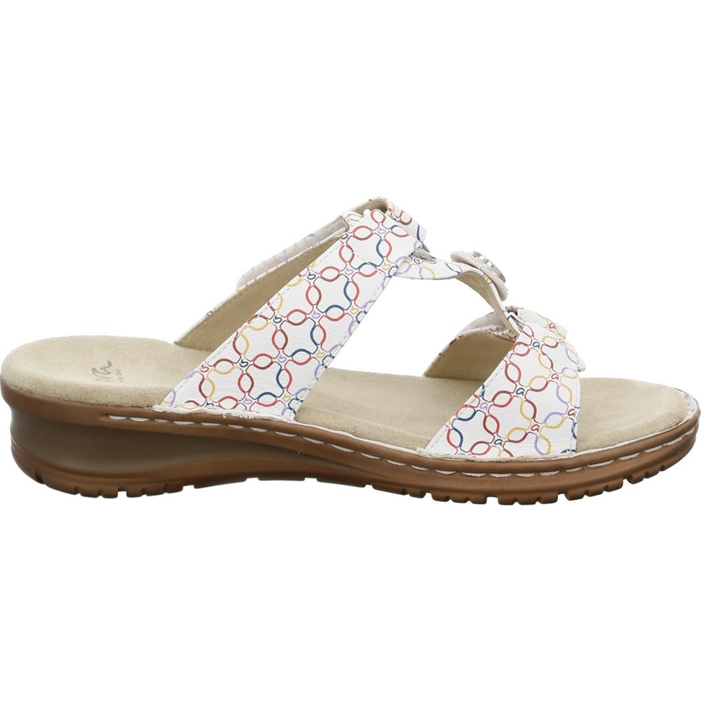 Mules ARA Mules Hawaii multi Blanche Femme | EGW-23933177