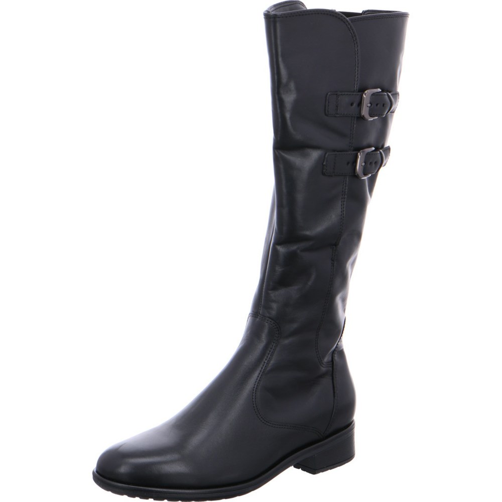 Bottes ARA long boots Liverpool Noir Femme | WCD-21559433