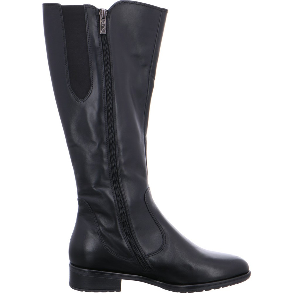 Bottes ARA long boots Liverpool Noir Femme | WCD-21559433