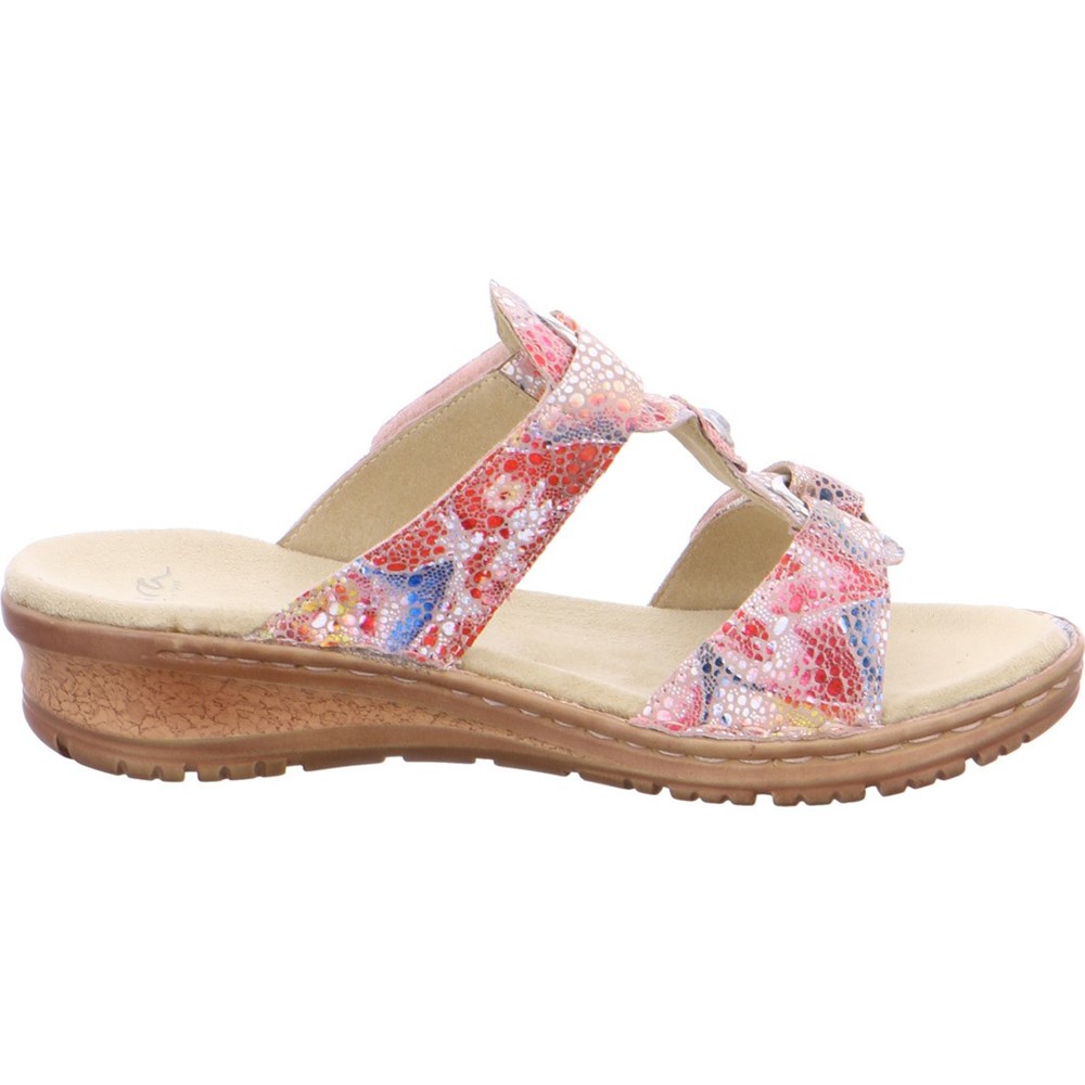 Mules ARA Mules Hawaii taupe powder Blanche Femme | CMW-62748102