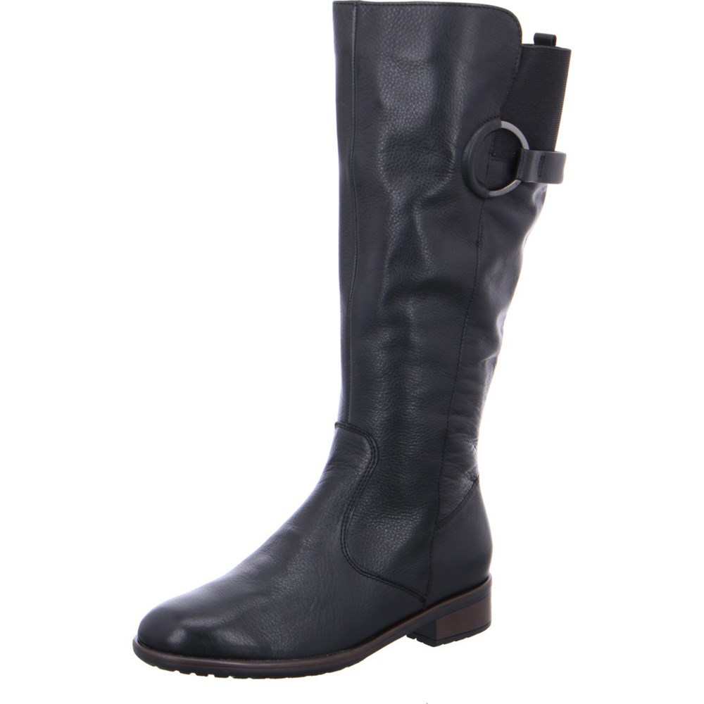 Bottes ARA long boots Liverpool Noir Femme | PNA-11548273