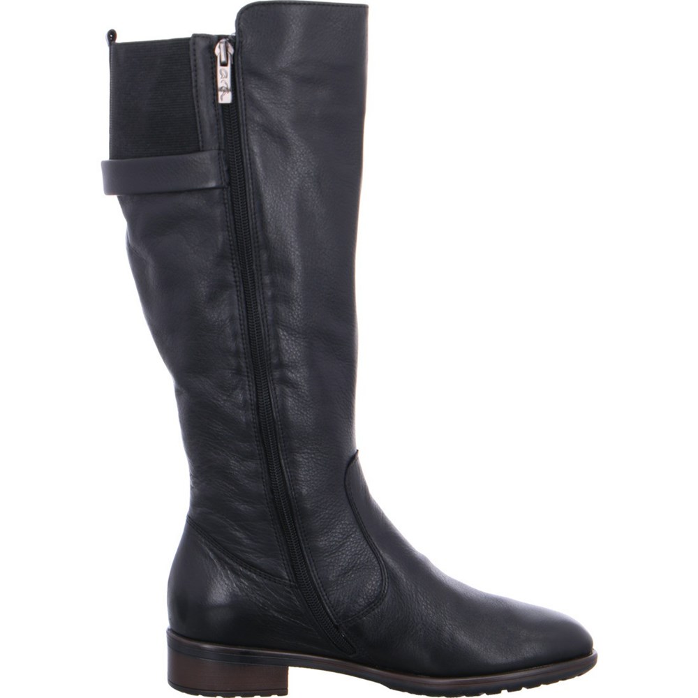 Bottes ARA long boots Liverpool Noir Femme | PNA-11548273