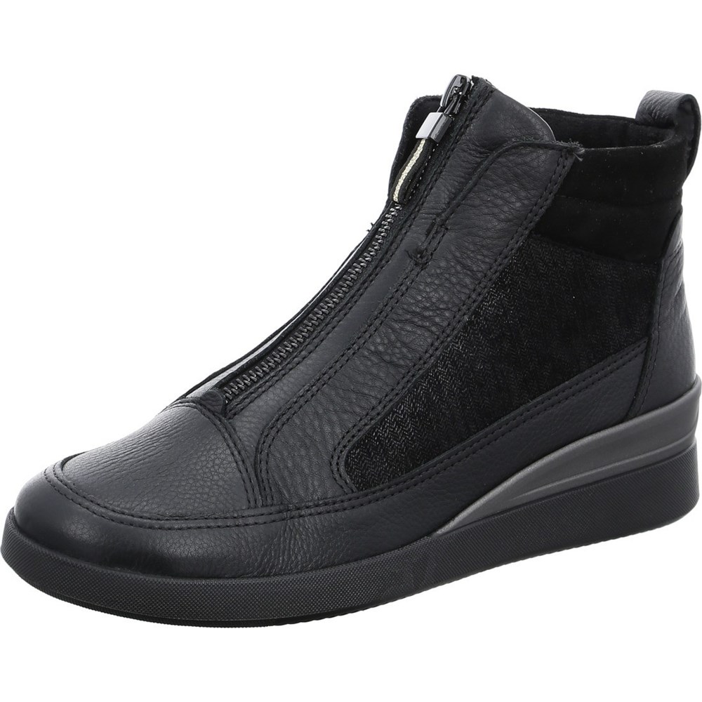 Bottes ARA Lazio Noir Femme | QZH-13962974