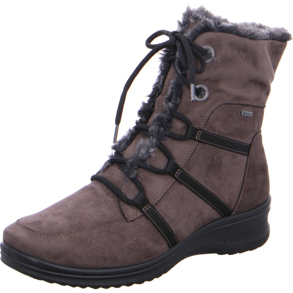 Bottes ARA München Grise Femme | QXH-78960424