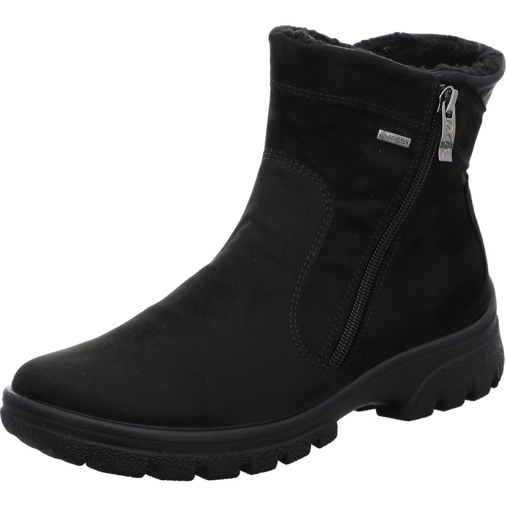 Bottes ARA Saas-Fee Noir Femme | KUX-11289676