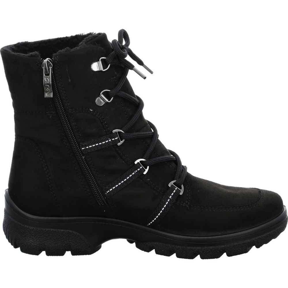 Bottes ARA Saas-Fee Noir Femme | JXY-34484845