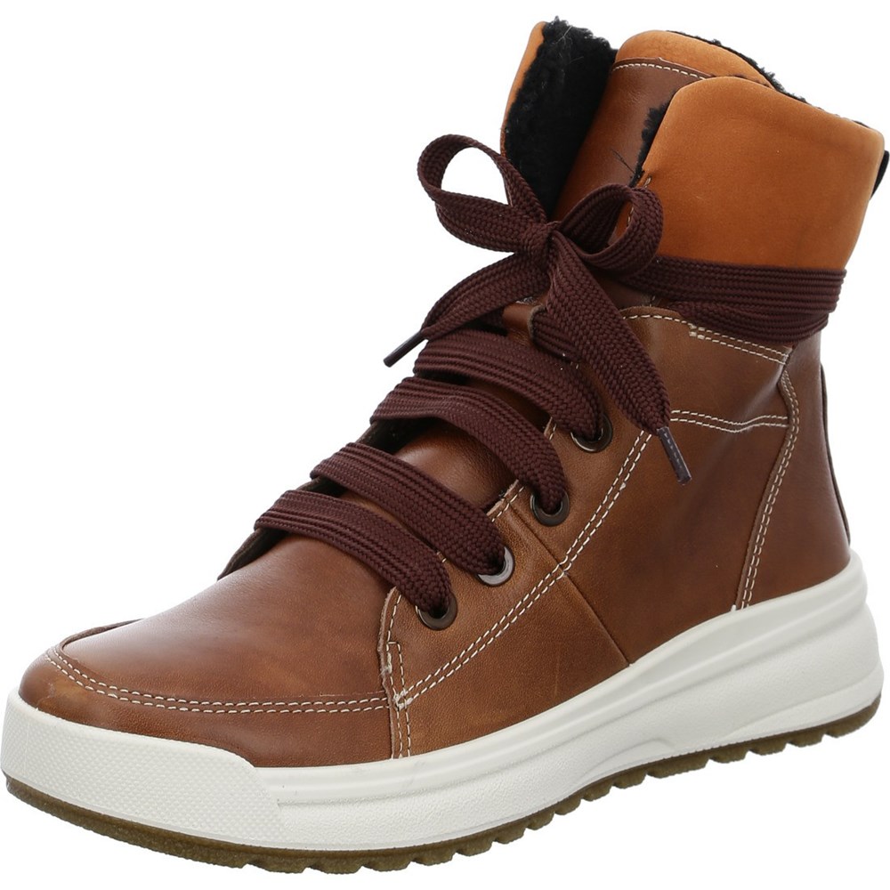 Bottes ARA Aspen cognac Marron Femme | TTQ-40988198