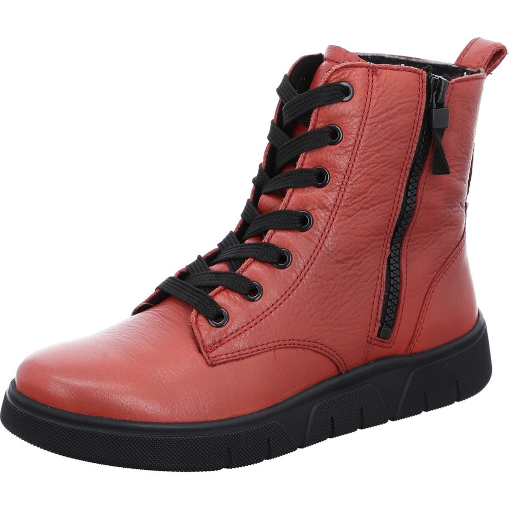 Bottes ARA Rom-Sport ruby Rouge Femme | YDC-48989698