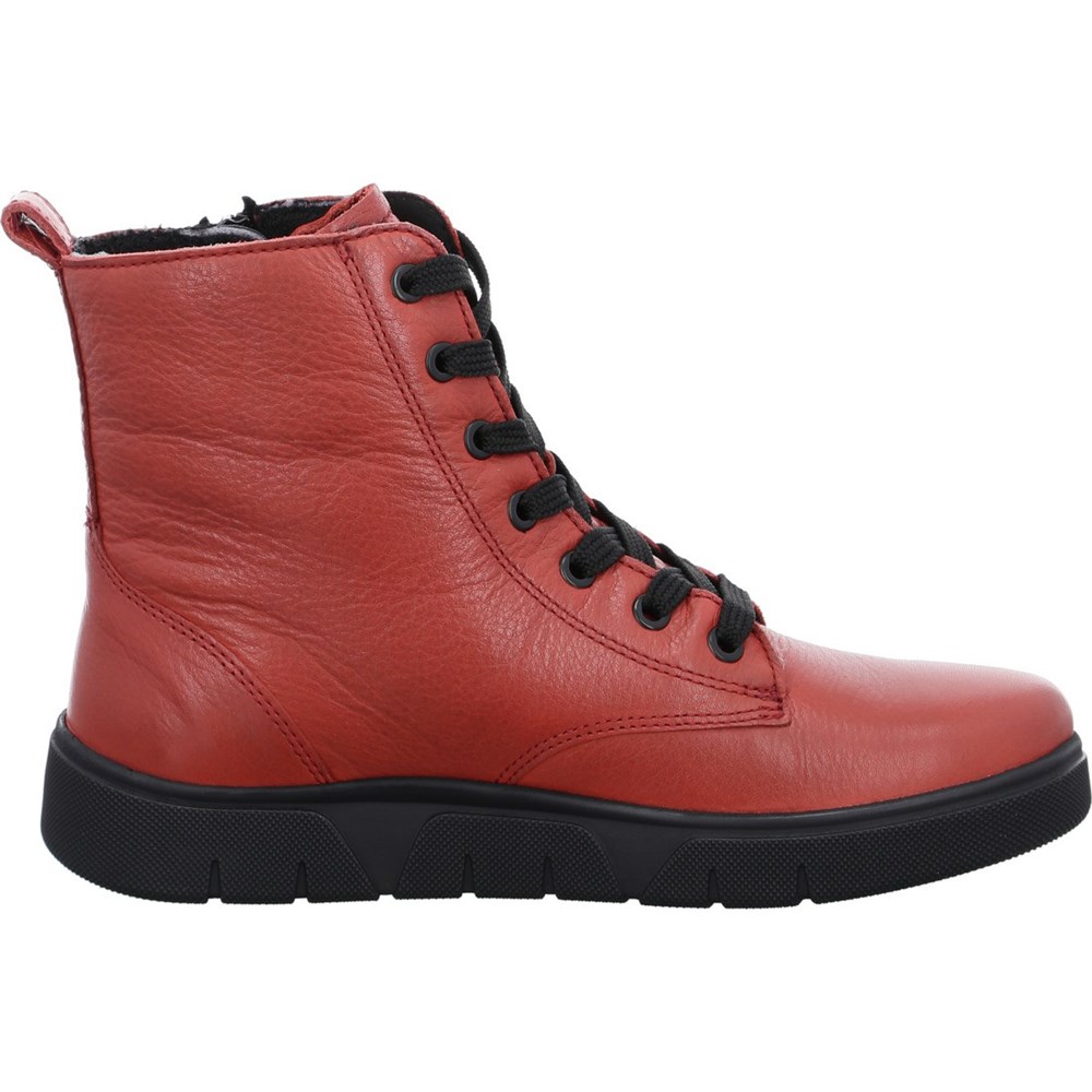 Bottes ARA Rom-Sport ruby Rouge Femme | YDC-48989698