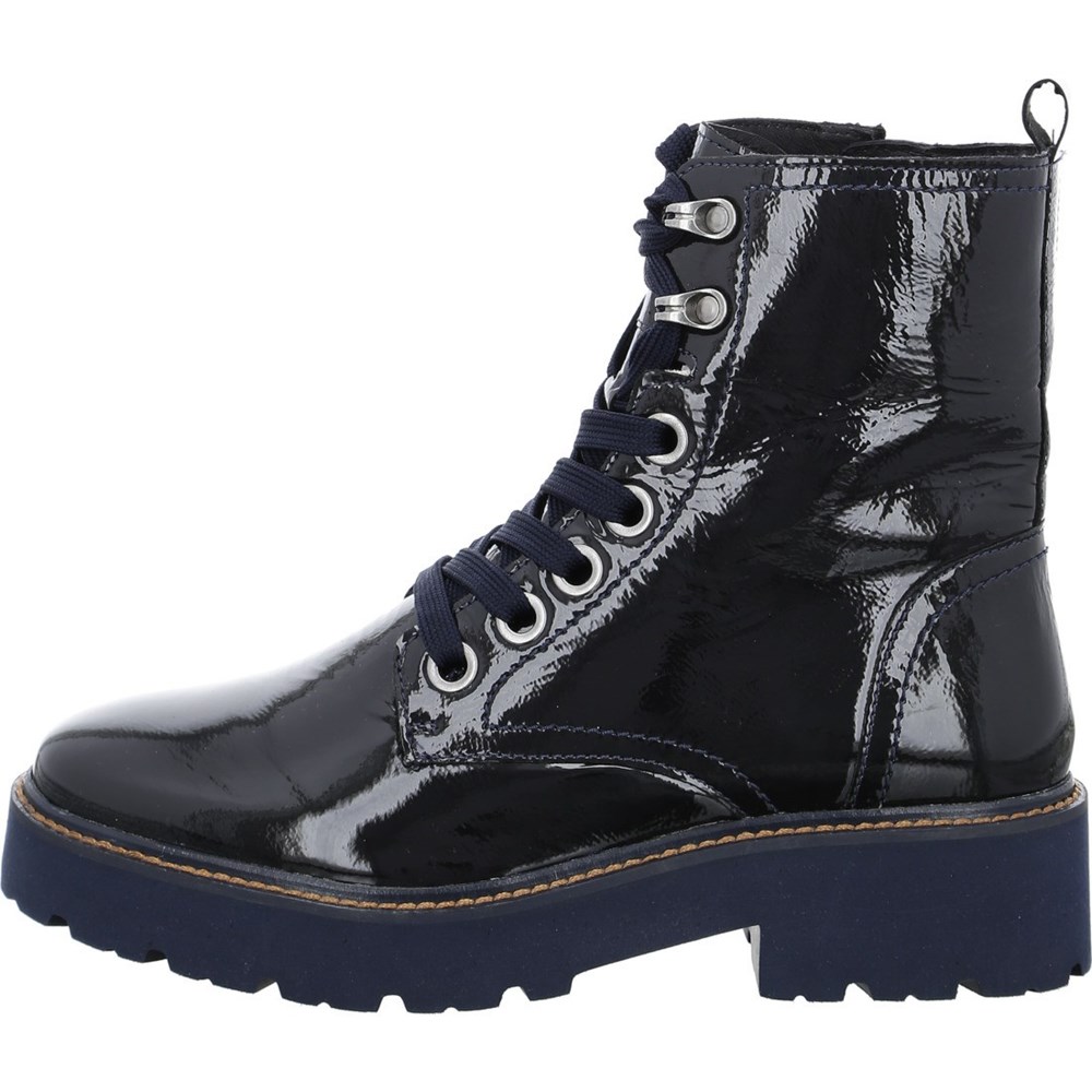 Bottes ARA Boots Bologna Bleu Femme | MHI-45795322