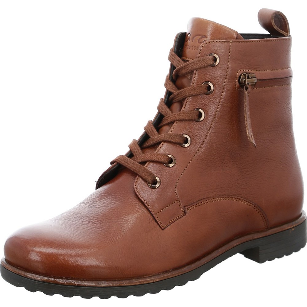 Bottes ARA Liverpool cognac Marron Femme | FML-55206160