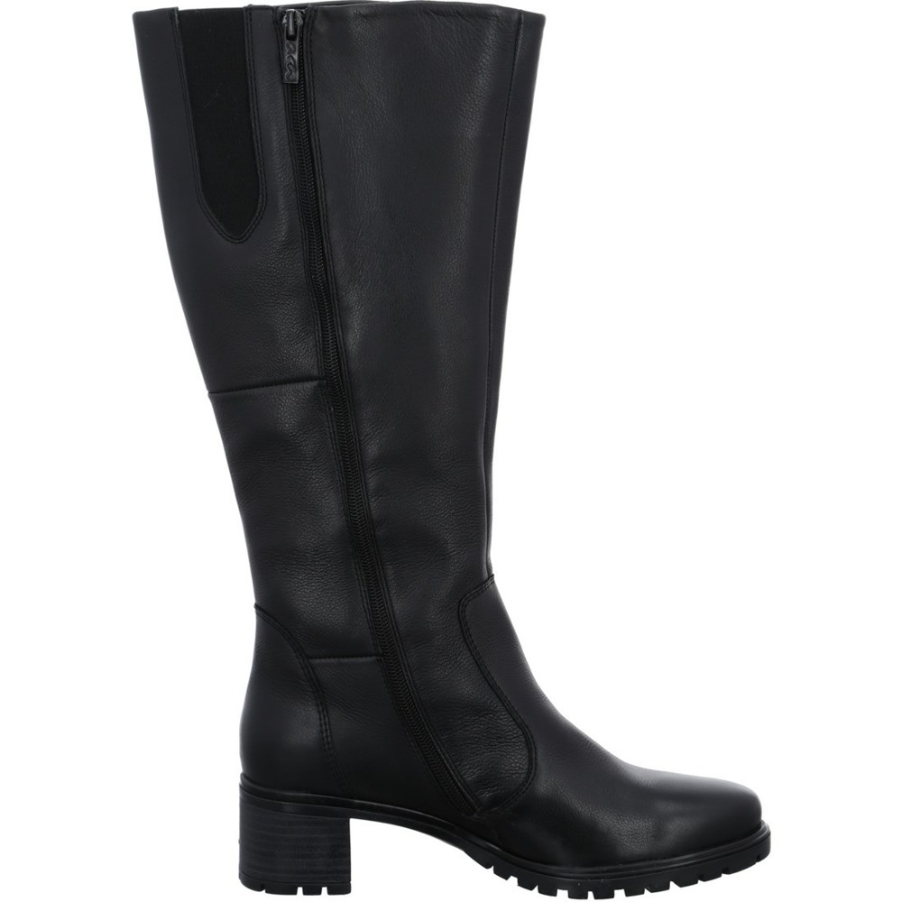 Bottes ARA Boot Ronda Noir Femme | VXE-87574043