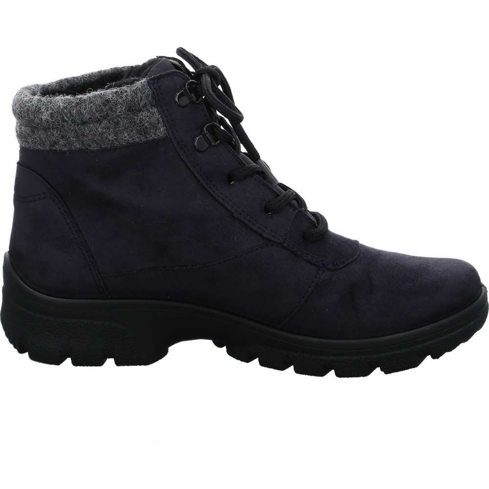 Bottes ARA Saas-Fee Bleu Femme | POO-63175356