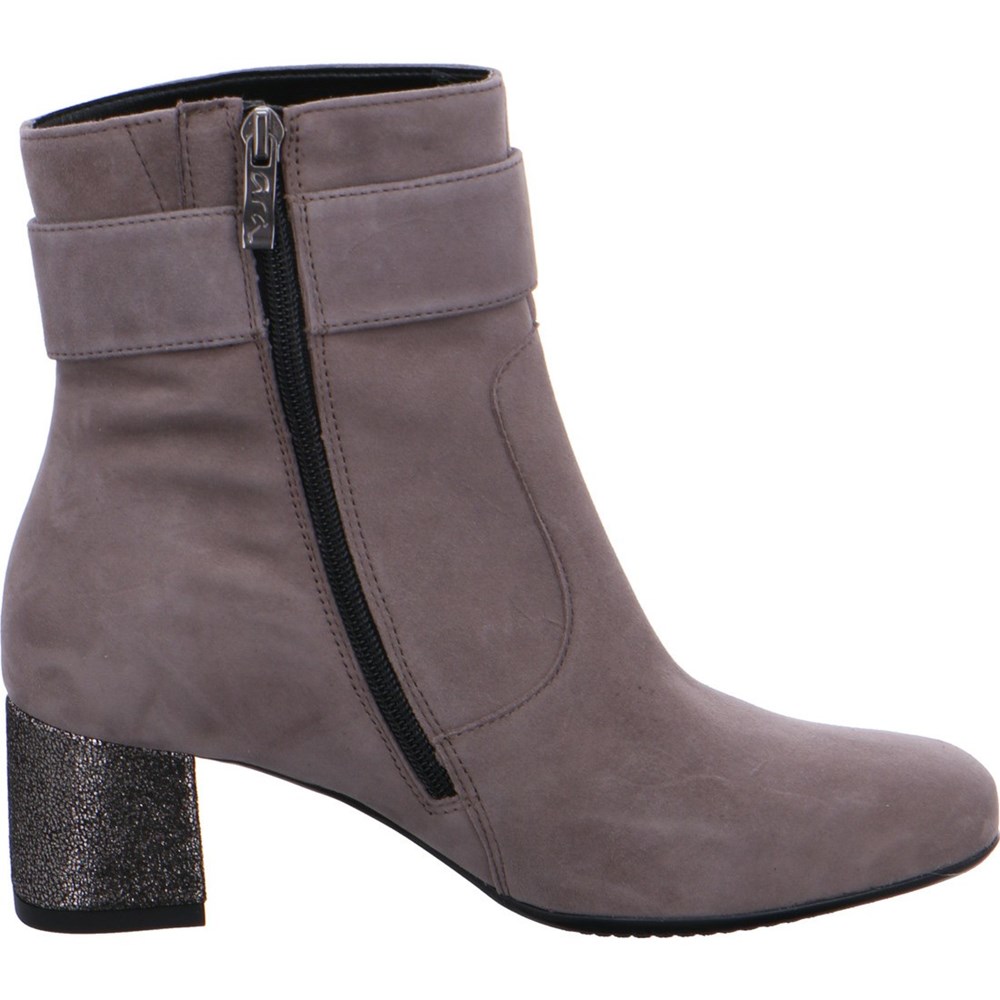 Bottines ARA Chelsea Grise Femme | QEU-66741818