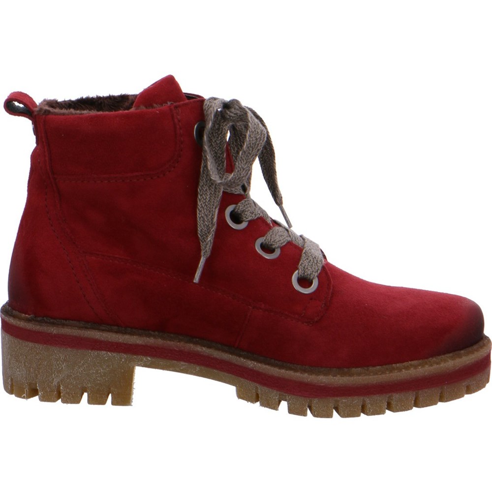 Bottines ARA Jackson Rouge Femme | LEX-16427243