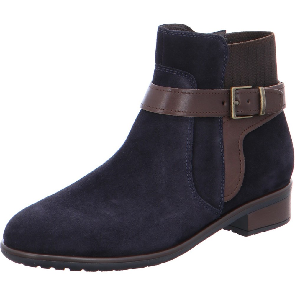 Bottines ARA Liverpool Bleu Femme | VJU-01162030