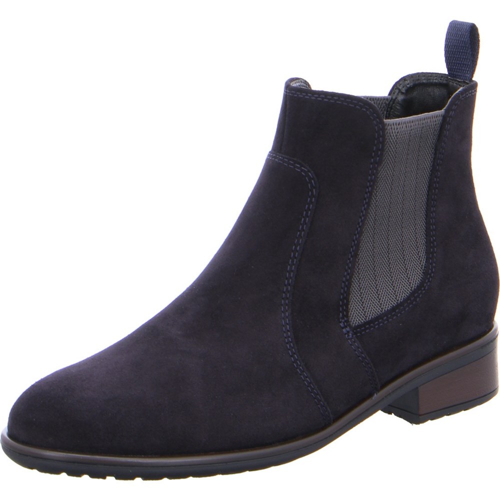 Bottines ARA Chelsea boots Liverpool Bleu Femme | MMD-78660923