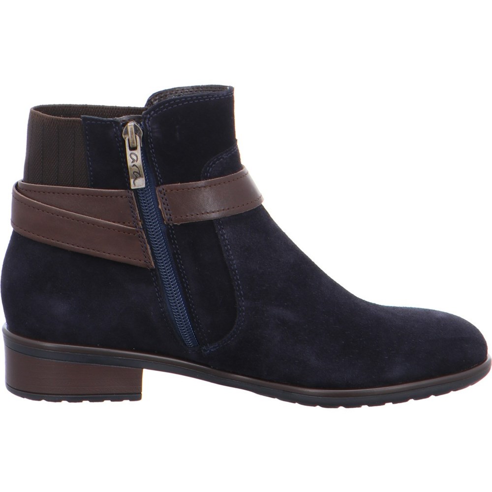 Bottines ARA Liverpool Bleu Femme | VJU-01162030