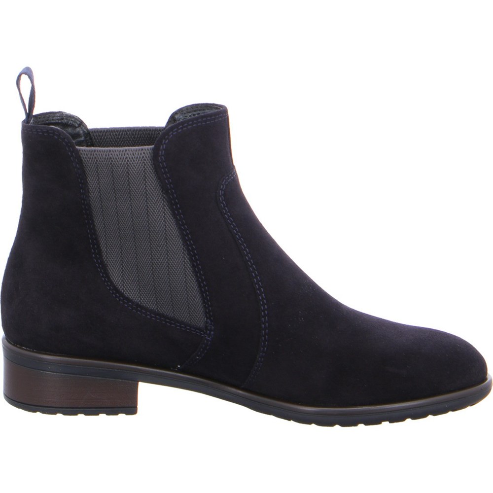 Bottines ARA Chelsea boots Liverpool Bleu Femme | MMD-78660923