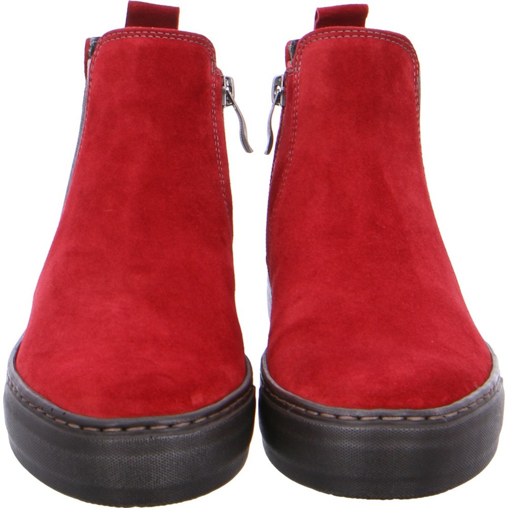 Bottines ARA Courtyard Rouge Femme | QTR-77757054