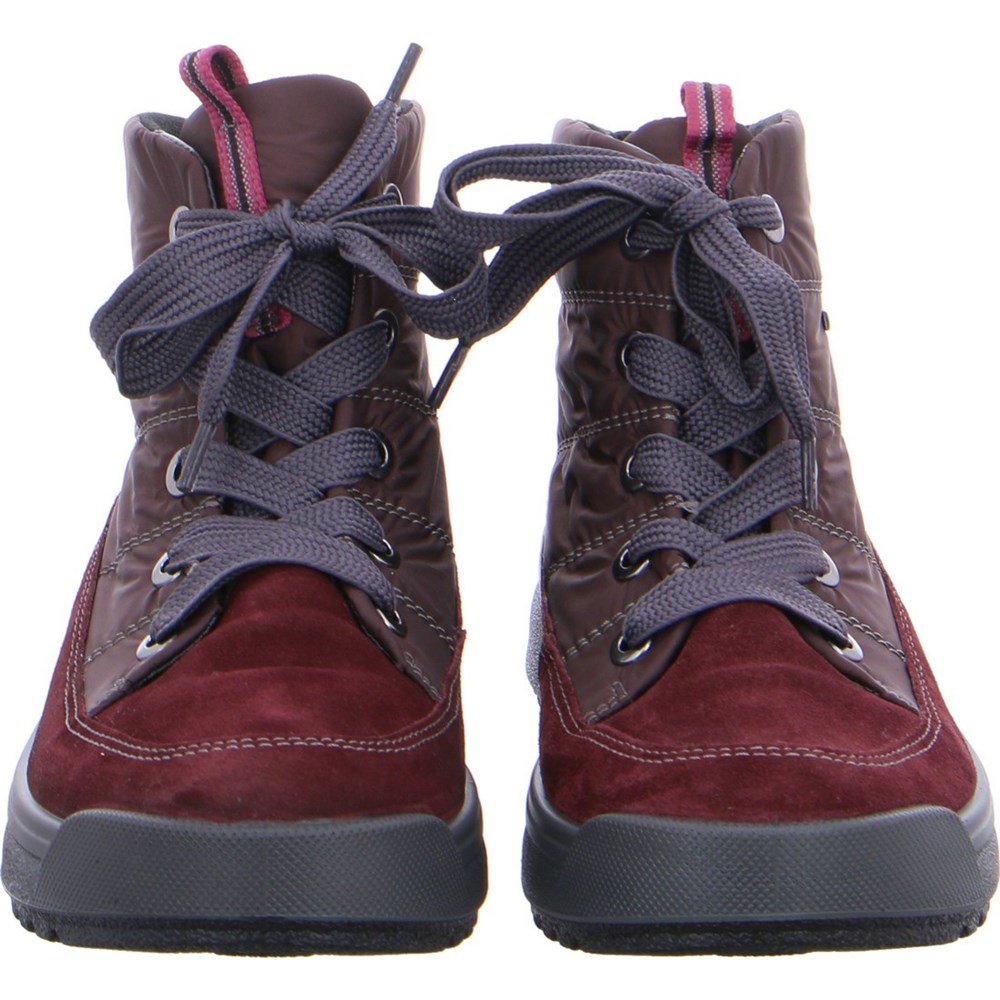 Bottines ARA Aspen Rouge Femme | SNF-02627865