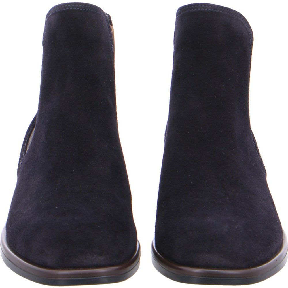 Bottines ARA Chelsea boots Chester Bleu Femme | WZB-28666843